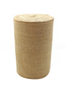 CleverDelights 12" Natural Burlap Industrial Grade 50 Yard Roll Tight Weave Jute Burlap Fabric 12 Inch  - Image 1