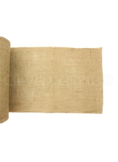 CleverDelights 12" Natural Burlap Industrial Grade 50 Yard Roll Tight Weave Jute Burlap Fabric 12 Inch  - Image 2