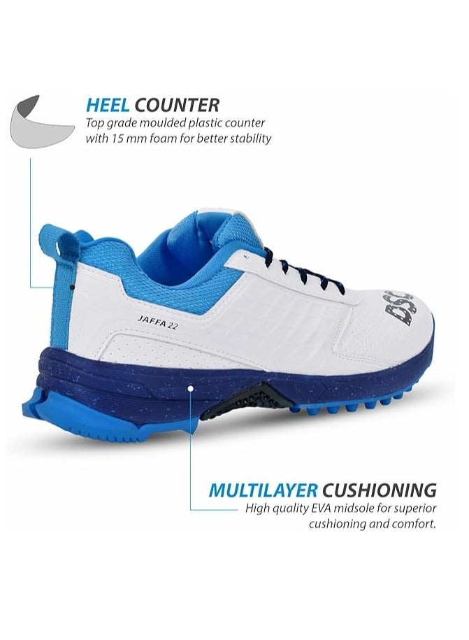 DSC Jaffa 22 Cricket Shoes | For Mens & Boys | Material: Mesh | Breathable Mesh | Non-Slip Sole for Improved Durability for Stability - Image 2