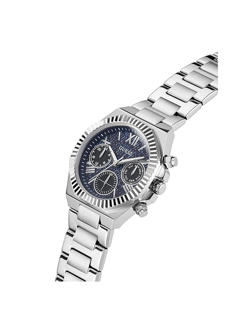 GUESS Equality Ladies Silver Tone Multi-function Stainless Steel Watch GW0769L1 - 38mm - Image 2