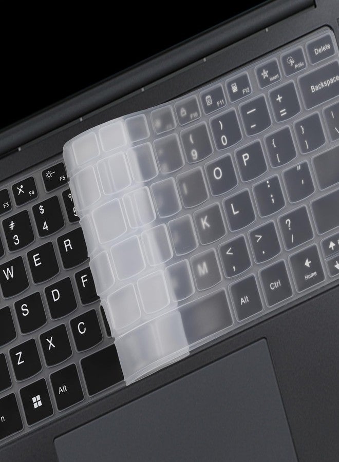 MUBUY-GOL Keyboard Cover Skin for 2024 2023 Lenovo Yoga Slim 7/7i/7x 14.5, Yoga Slim Pro 7/9i 14.5, Yoga Pro 9/9i 14.5, Yoga Pro 7 14.5, Yoga Slim 14.5" Gen 8 Laptop(Not Fit Slim 7 Pro X)-Clear - Image 5