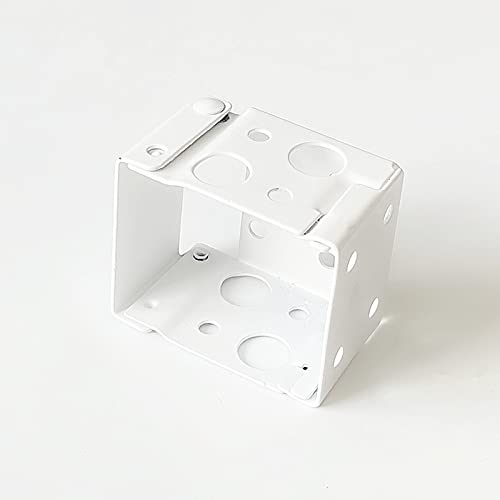 Cutelec Box Mounting Bracket 1set for 1-1/2" Blinds White Color Window Blinds Headrail Bracket - Image 5