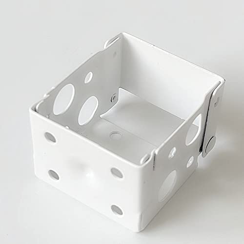 Cutelec Box Mounting Bracket 1set for 1-1/2" Blinds White Color Window Blinds Headrail Bracket - Image 3
