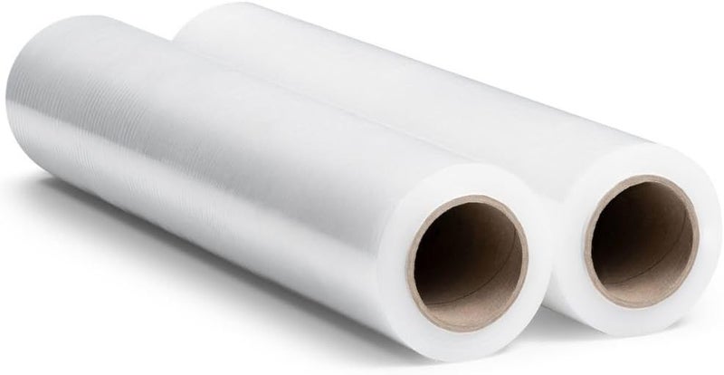 Rago ® Stretch Film Transparent Pack of 2 I Stretch Film Roll with Hand Dispenser 0.85 kg (7.5 x 7.5 x 40 cm) I Furniture Film I Packaging Material I Moving Film I Film for Furniture I Packing Films - Image 2