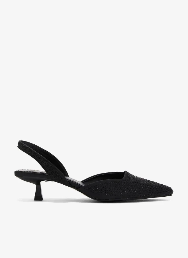 Ella Limited Edition Diamante Pointed Slingback Pump