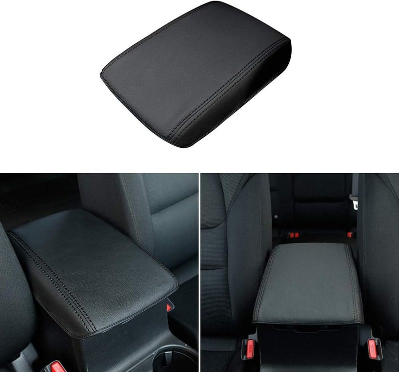 INTGET Car Center Console Cover for Mazda CX5/CX-5 Accessories 2024 2023 2022 2021 2018 2019 2020 Armrest Cover Dog Seat Arm Rest Box Lid Protector(Black) - Image 5