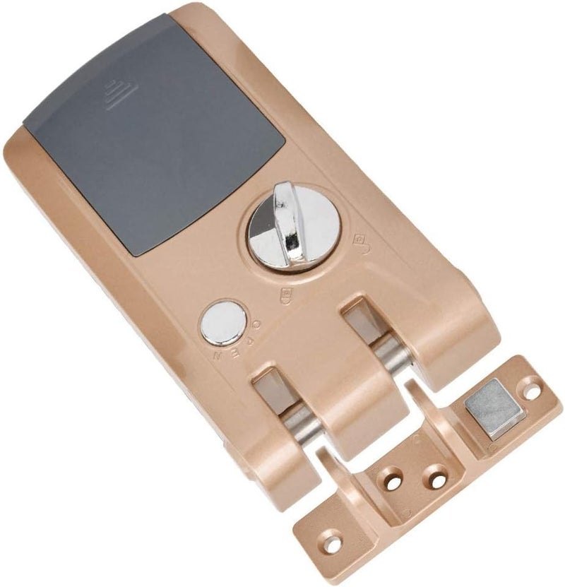 klarako Remote control door lock kit, Electronic anti-theft lock Home security Intelligent lock Anti-theft keyless lock with four remote controllers - Image 1