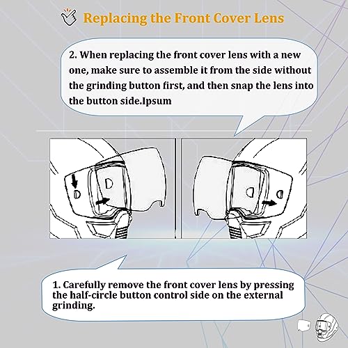 Bxmgr 5Pack 0700000802 Clear Front Cover Lens,Replaceable ESAB Sentinel A50 Lens,3.94" x 2.36" Viewing Lens,Clear Polycarbonate Outer Lid Lens,Compatible with ESAB Sentinel A50 Welding Helmet 0700000800. - Image 5
