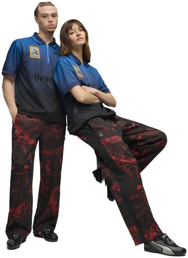 Puma Racing Blue-AOP PUMA x AHLUWALIA Relaxed Polo Unisex for Men | Best Price UAE