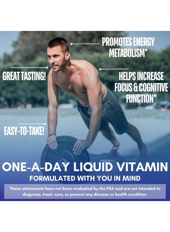 Tropical Oasis Premium Liquid B Complex Vitamin- Fast Absorbing Liquid B-Complex Supplement w/ all 8 B-vitamins, PLUS energizing herbal blend w/ Ginseng, Ginkgo, and Eleuthero Root - Vegan, NON-GMO - 16oz, 32 Serv - Image 3