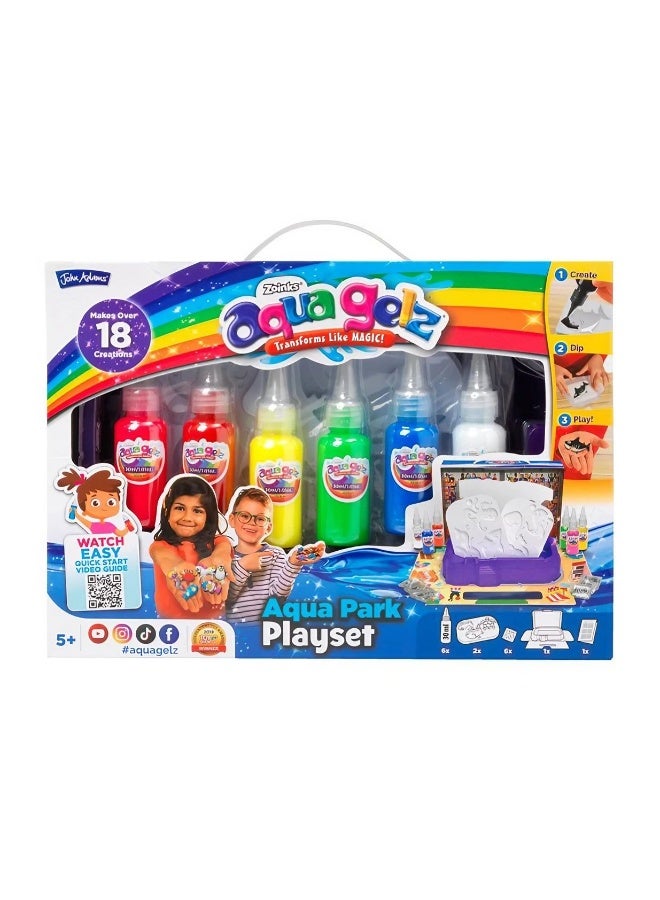 John Adams Zoinks Aqua Gelz Aqua Park Playset (18 Pieces) - Image 1