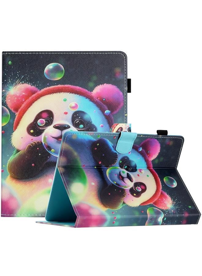 Zaboon Case For 8 inch Coloured Drawing Stitching Leather Tablet Case - Image 1