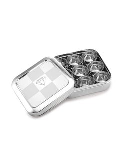 Expresso Expresso Stainless Steel Square Classic Spice Box Masala Dabba with Nine Inner Cups, Food Safe Kitchen Storage Condiment 9 Partition 18.5 X 6 cm_Small  - Image 3
