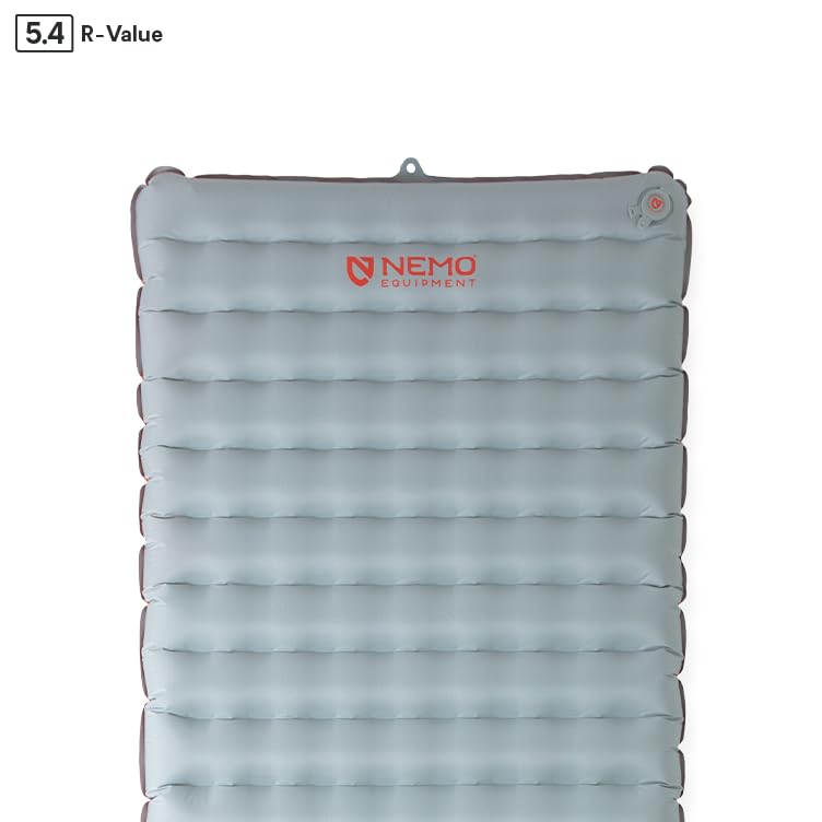 NEMO Equipment Tensor All-Season Ultralight Insulated Sleeping Pad - Regular Wide (72"x25") - Blade / Spicy Orange - Image 5