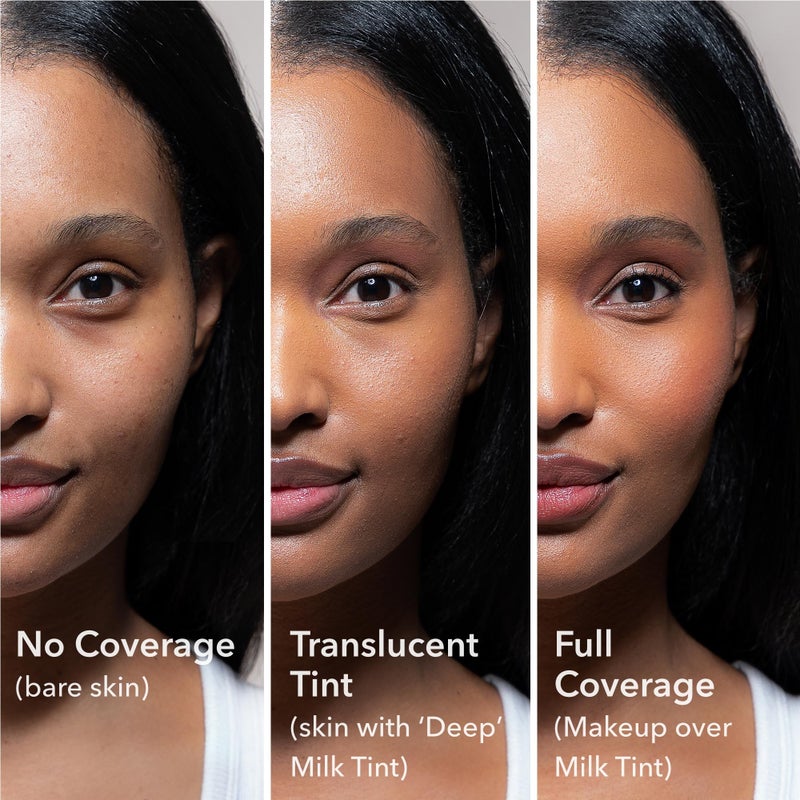 Beekman 1802 Milk Tint Face Primer with SPF 43, Deep - Oxybenzone Free - 1 oz - Tinted Mineral SPF, Makeup Primer & Moisturizer - Blends Seamlessly - Good for Sensitive Skin - Cruelty Free - Image 4