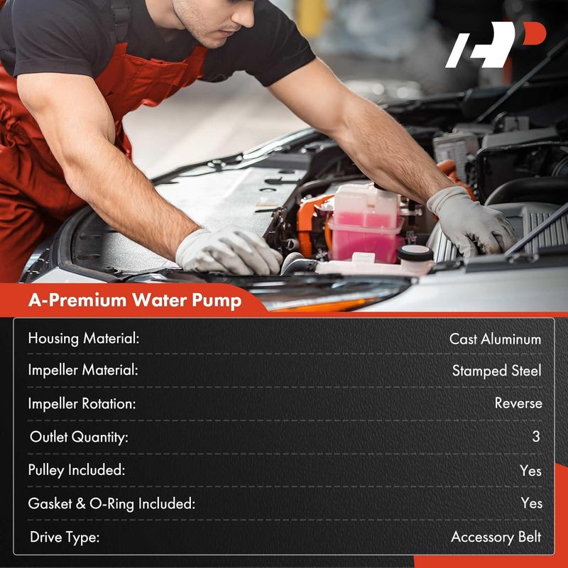 A-Premium Engine Water Pump for Dodge and Jeep Models - Image 2