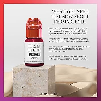 Perma Blend Luxe Lip Pigment for Permanent Makeup Supplies Professional Lip Tattoo Ink PMU Boudoir 15 ml - Image 3