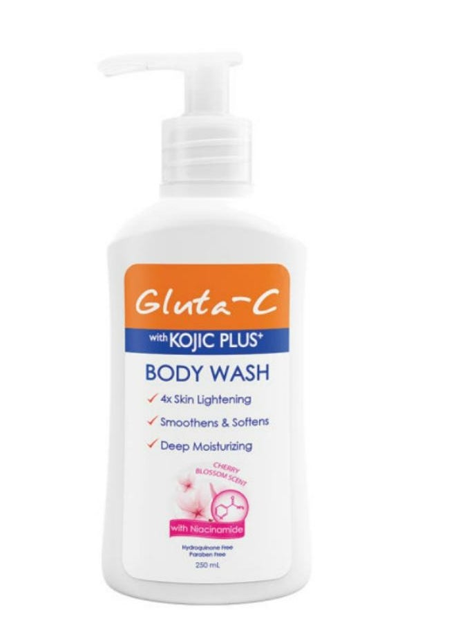 GLUTA C - Kojic Plus+ Body Wash with Cherry Blossom Scent 250 ML - Image 1