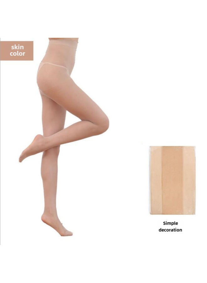 Fu Jie Pantyhose Large Size Bottomings Stockings Ladies Summer Ultra-thin 260kg Plus Fat Increase One-piece Pantyhose