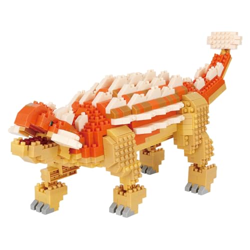 Kawada nanoblock Dinosaur Dinosaur Deluxe Edition Ankylosaurus Advanced Hobby Series Building Kit - Image 1