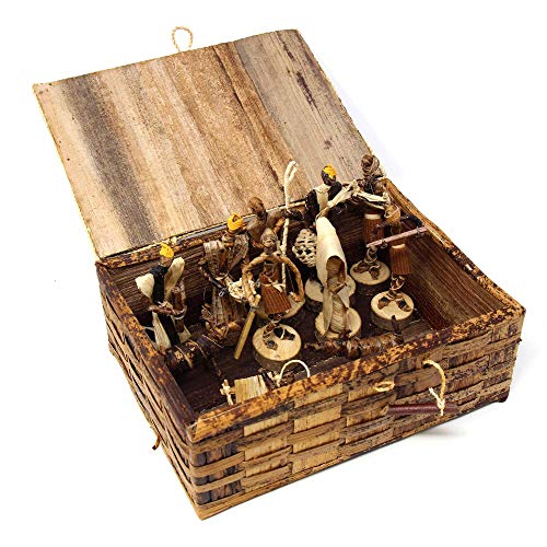 Global Crafts Nativity Set Handmade in Kenya from Banana Fiber - Image 5