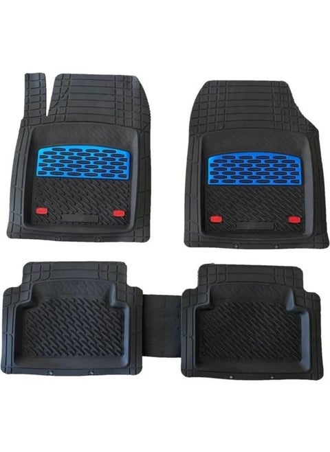 Suzuki Vitara 5 Door Compatible Universal Deep Pool Floor Mat Chrome Blue
