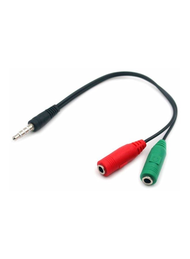 NIBEMINENT 2-In-1 Female To Male Audio Adapter Connector Black/Green/Blue  - Image 3