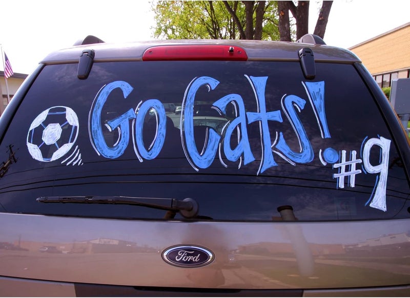 Cosco Window Paint Marker with White Ink - Easy to Remove and Rain Resistant - Image 5