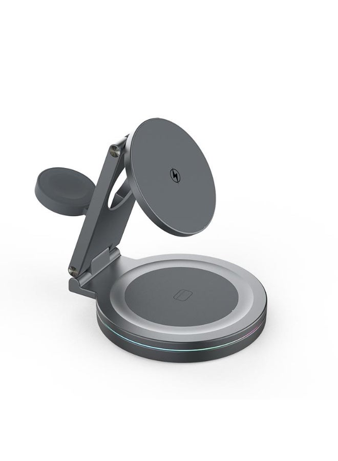 Rohs 3IN1 Fast Wireless Charger Apple Devices - Image 3