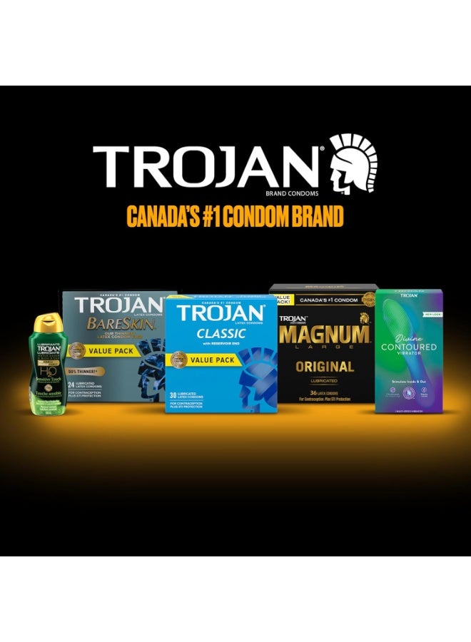 TROJAN Magnum XL Extra Large Size Lubricated Latex Condoms, 12 Count - Image 3