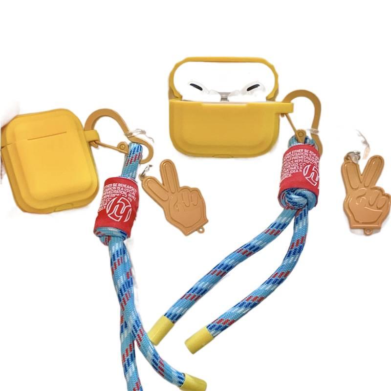 Case Compatible with AirPods Pro AirPods 4 AirPods 3 with Hard Shell in Yellow with Scratch for Daily Carry Plastic Colour - Image 4