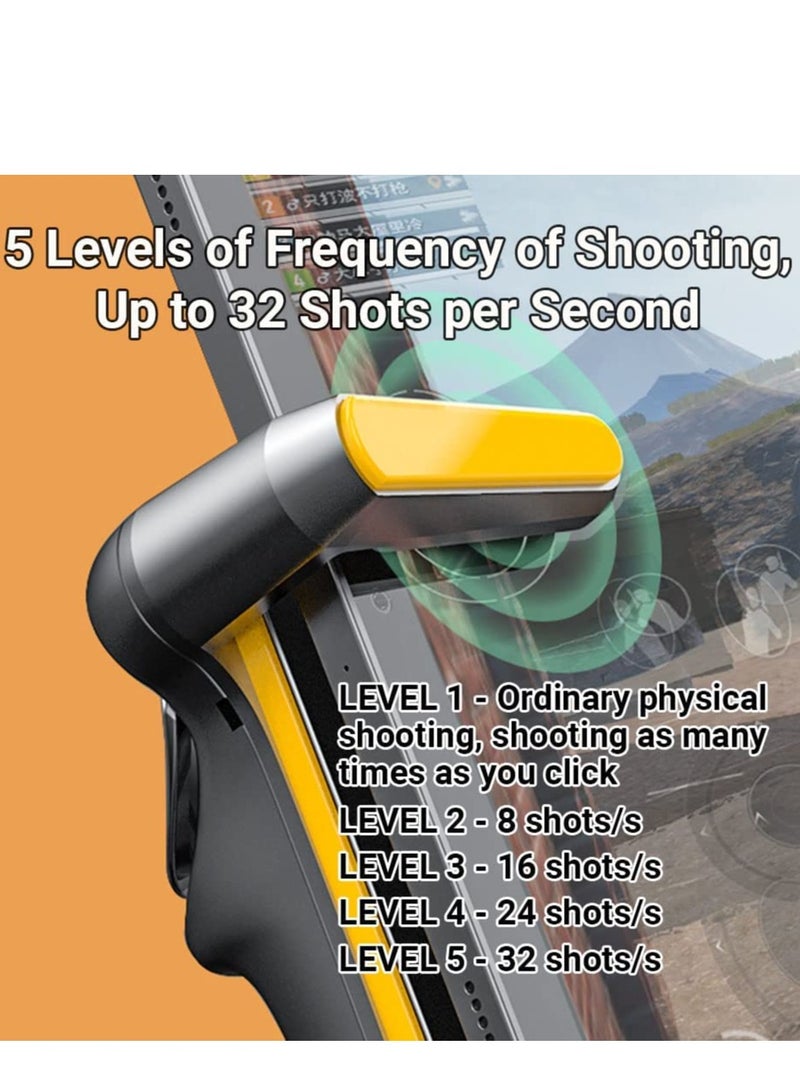 وحدة تحكم لعبة PUBG مشغل إطلاق نار سريع 6 أصابع قبضة ألعاب جيمباد عصا التحكم L1R1 L2R2 لجهاز iPad والتابلت أندرويد سامسونج هواوي - Image 3