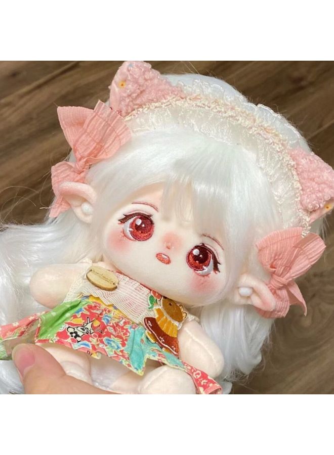 Cotton Doll Dress-up Skirt Figure Plush Toy Doll Internet Celebrant Birthday Gift Year Gift-Specifications:No Skeleton 【genuine With Cat Claws + Dressing Tools + Care Solution】 Gift Box Style-Color: - Image 1