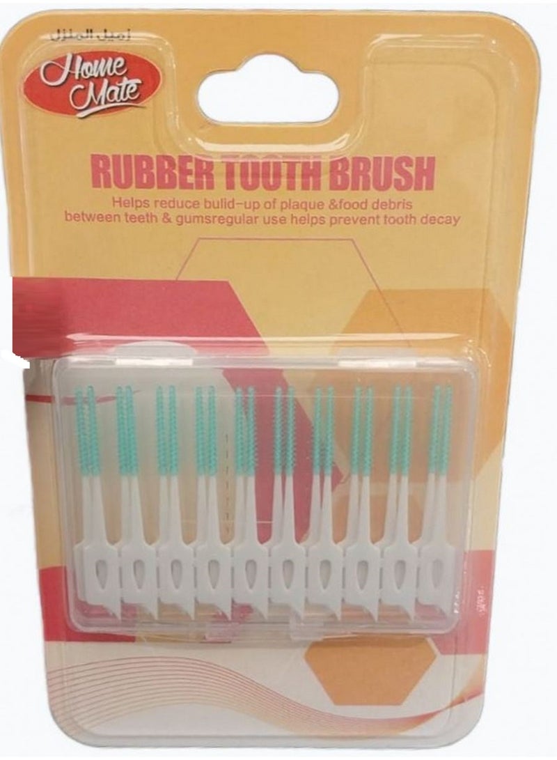 Home Mate Interdental Rubber Tooth Brush - Image 1