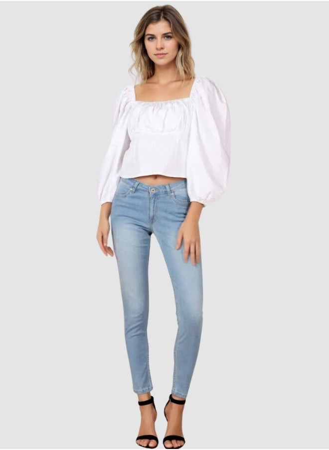 STYCHED - Notting White Top - Image 1