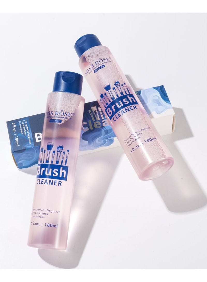 Miss Rose Makeup Up Brush Cleaner Solution 180ml Clear  - Image 2