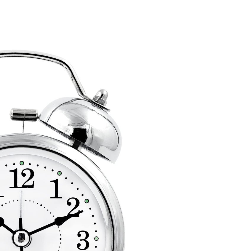 CHIRNOZ Chirnoz Vintage Twin Bell Table Top Alarm Clock With Night Led Light Display Alarm Clock For Bedroom Heavy Sleepers Kids And Students Silver Digital 22 X 15 Inch  - Image 3