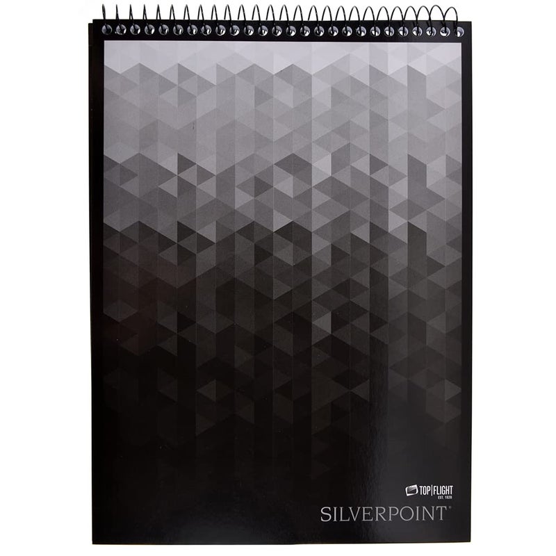 Top Flight Silverpoint Wirebound Legal Pad with Quadrille Rule - 70 Sheets, 8.5 x 11.75 Inches, Heavyweight Paper, Durable Flip-over Cover - Image 5