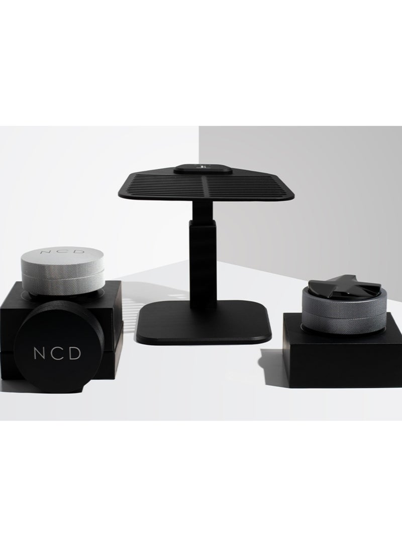 nucleus DLC Distributor, Adjustable Height, Lightweight, Carbon Coating to Reduce Static & Coffee Retention, 58.5mm - Titanium - Image 5