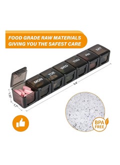 KHAJUL 7-Slot Pill Storage Box  - Image 2