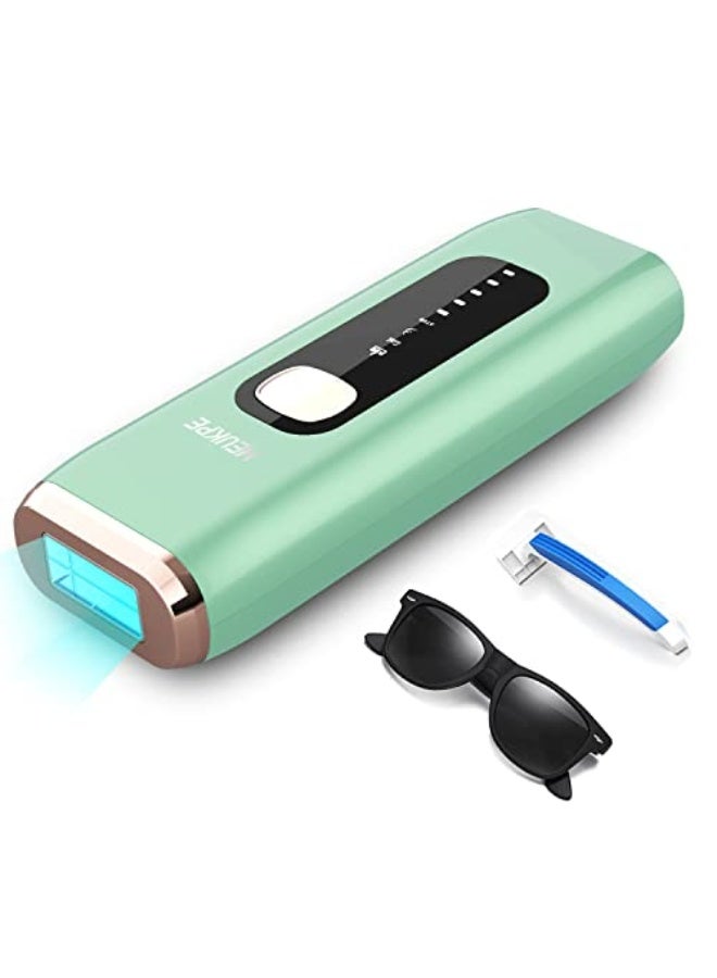 جهاز إزالة الشعر بالليزر IPL للنساء والرجال في المنزل، ترقية إلى 999,900 ومضة دائم لعلاج الوجه والساقين والذراعين ومنطقة البيكيني والجسم بالكامل - Image 1