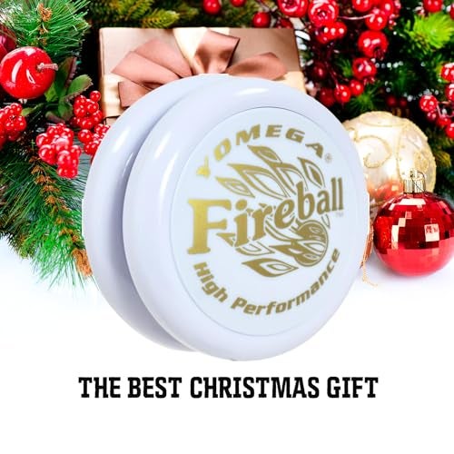 Yomega Fireball YoYo -HIGH Performance Responsive Transaxle Yoyo, Great for String Tricks for Advance Players to Perform Like Pros + Extra 2 yo yo Strings & 3 Month Warranty (White and Gold) - Image 2
