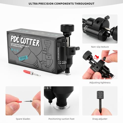Gomake PPF Precision PDC Sensor Cutter,18mm-32mm Precise Car Radar Hole Cutting Aid for Vehicle Parking Sensors Vinyl Wrap Tool Kit - Image 2