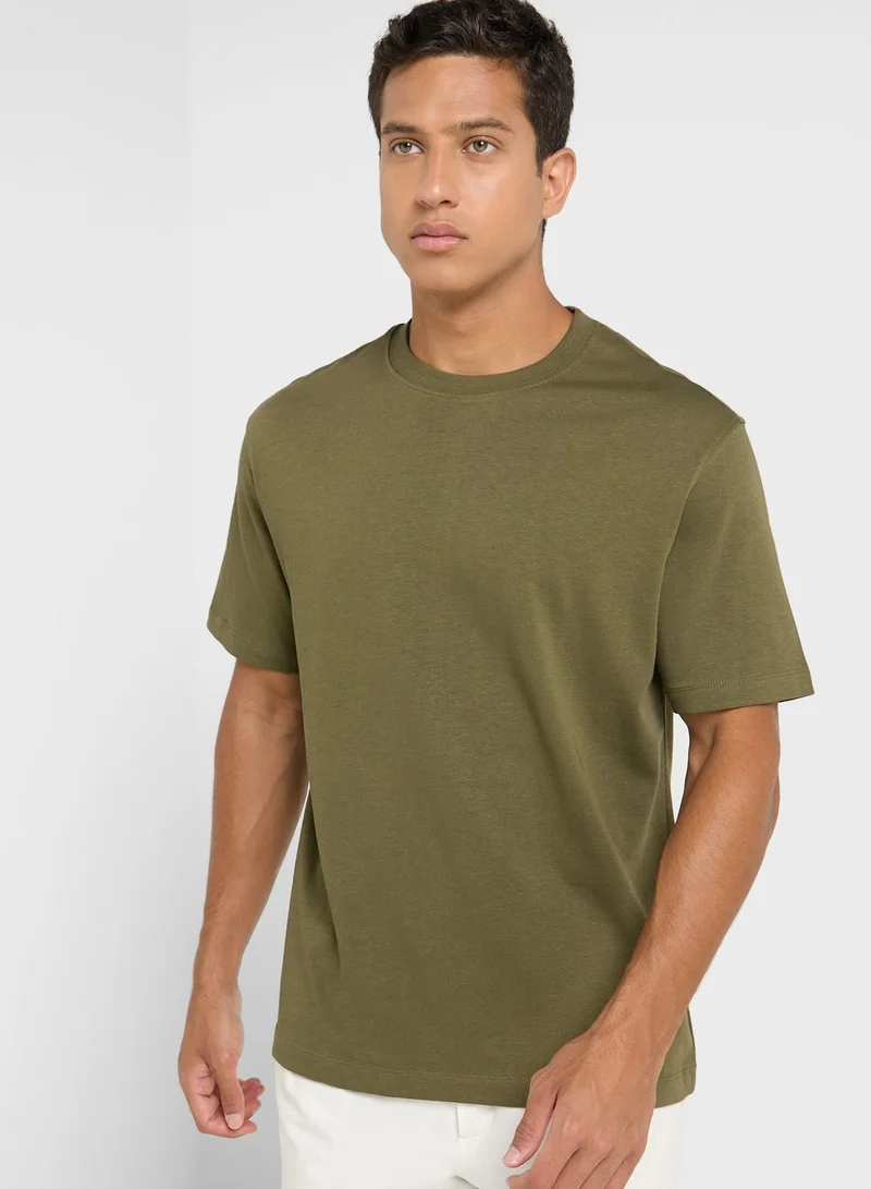 Mango Man Essential Crew Neck T-Shirt