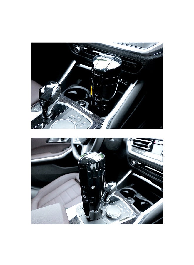 Generic - 12V/24V Car Heating Cup, 400mL Stainless Steel Heated Travel Mug Car Home Dual Use Smart Temperature Control Electric Kettle for Coffee Tea Milk - Image 1