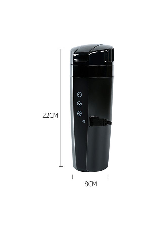 Generic - 12V/24V Car Heating Cup, 400mL Stainless Steel Heated Travel Mug Car Home Dual Use Smart Temperature Control Electric Kettle for Coffee Tea Milk - Image 1