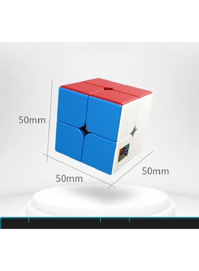 2*2 Stickerless Bright Magic Cube Smooth Puzzles Cube Set With Gift Packing - Image 2