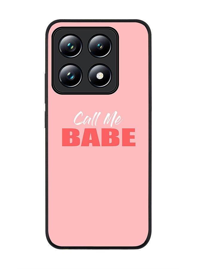 Stylizedd For Xiaomi 14T pro Case,Slim fit Camera Protection, Shockproof Thin Phone cover - Call me babe - Image 1