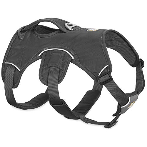 Ruffwear, Web Master, Multi-Use Support Dog Harness, Hiking and Trail Running, Service and Working, Everyday Wear, Twilight Gray, Small - Image 1
