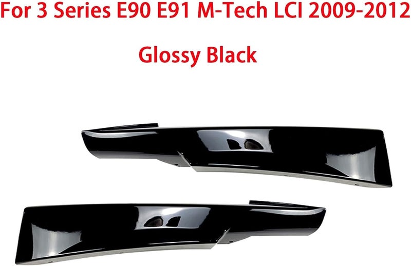 DEMULAX Front Bumper Side Splitter Cover for BMW 3 Series - Image 2